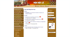 Desktop Screenshot of iop.vast.ac.vn